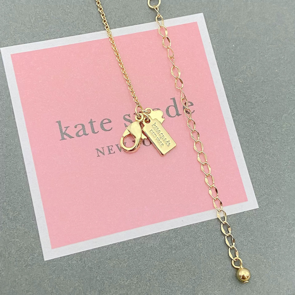 kate spade Geometric Rhinestone Necklace - Picture 2 of 6